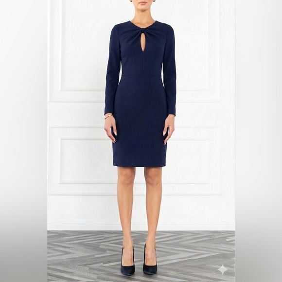 Black Halo Dresses & Skirts - Black Halo Navy Blue Dress EUC Size 6
